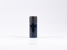 MIRON Violettglasflasche 10ml, mit Schraubverschluss & Giessring